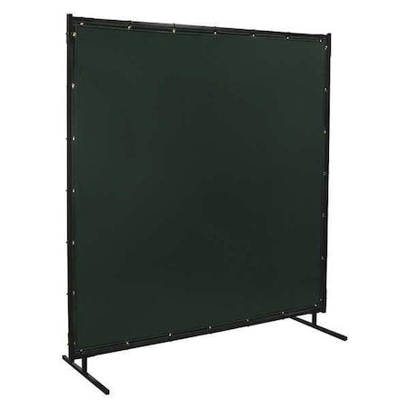 Steiner 533-6X6 Welding Screen, Vinyl, 6 ft W., 8 ft H., 13 oz/sq yd, 150 Degrees F Withstand Temp., With Grommet