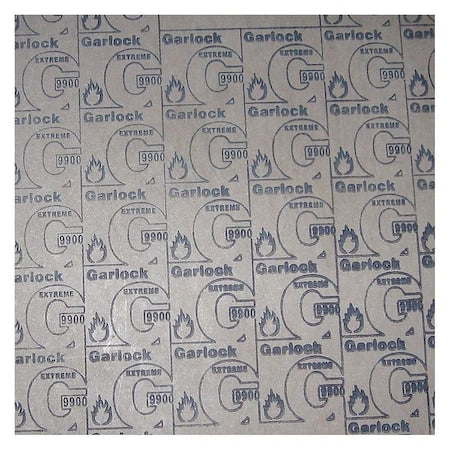 Garlock 9900-15125 Gasket Sheet, 1/8 in., Mahogany, Graphite