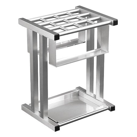 Glaro 1690SA Umbrella Stand, 18 in H, Aluminum