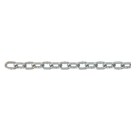Peerless Chain H0720-2411 Straight Chain, Carbon Steel, 100' L, 215 lb