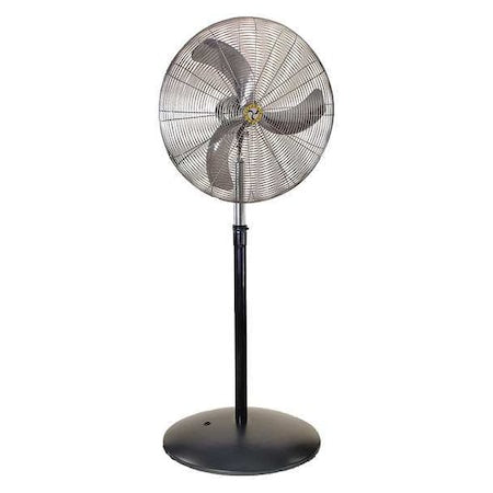 Airmaster FAN 20898 Standard Duty Air Circulator, Pedestal Mount, 20 in Blade Dia, 115V, 1,657/2,060/3,100 cfm