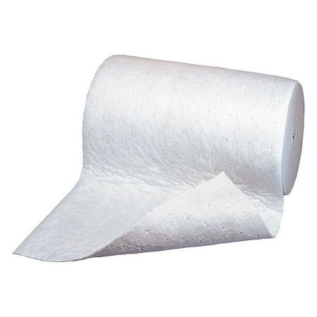 3M M-RL38150DD/M-B2002 Sorbent Roll, 76 gal, 3 ft x 300 ft, Oil, Gray, Polyester, Polypropylene