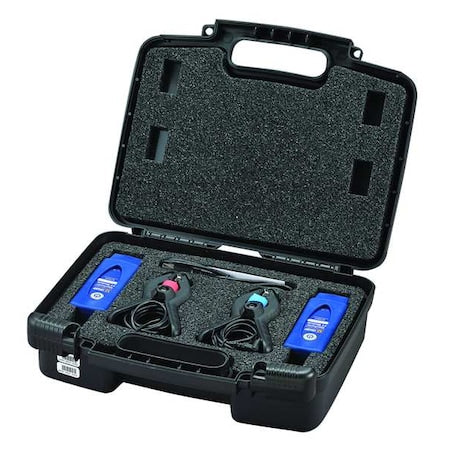 Yellow Jacket 67003 Pressure/Temperature Gauge Kit, LCD