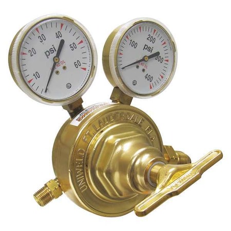 Uniweld RV8012 Stage Regulator, Propane, Propylene, Single Stage, 0.880