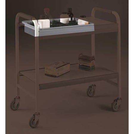 Labconco 8068000 Laboratory Bin, Wired Plastic, 22 1/4 in L, 17 in W, 4 in H
