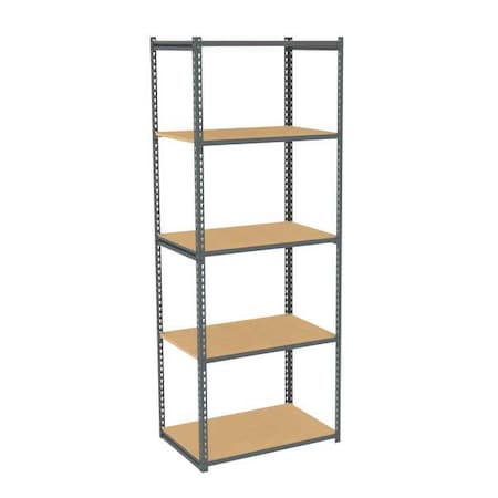 Tennsco ZA8-3624S-5D Boltless Shelving Unit, 24-5/8