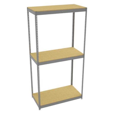 Tennsco ZLE8-4824S-3D Boltless Shelving Unit, 24-5/8