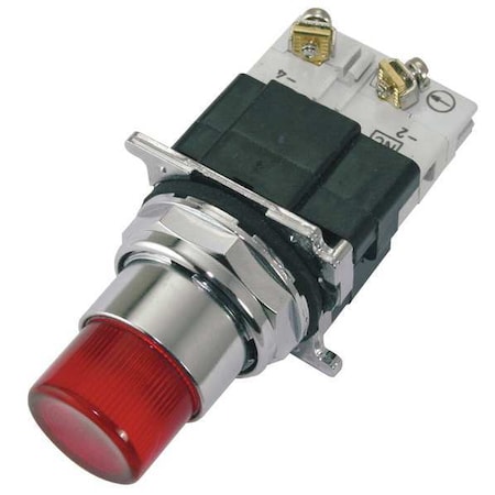 Eaton 10250T471C21-51 Illum Push Button, Resistor, Red, 1NC