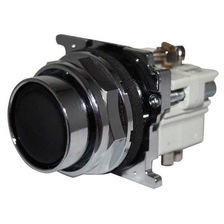 Eaton 10250T101-2 Flush Push Button Operator, NonIllum, Black, 2NO