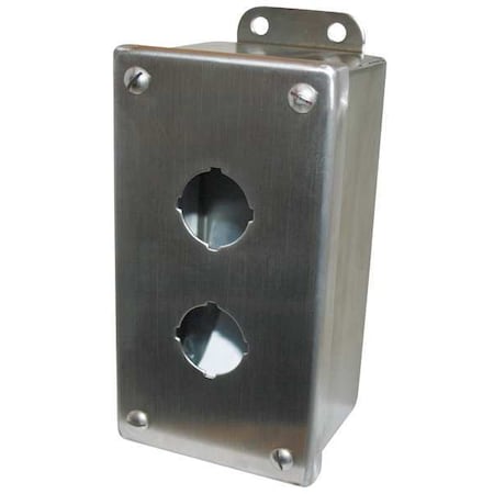 Eaton 10250TN34 Push Button Enclosure, 30 mm, 2Holes, SS