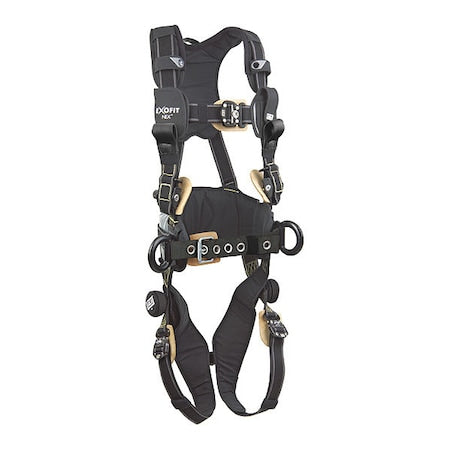 3M DBI-Sala 1113324 ExoFit NEX(TM) Arc Flash Rescue Full Body Harness, 2XL, 420 lb., Back, Side D-Ring