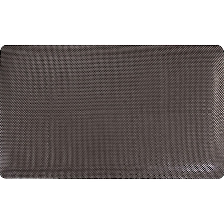 Apache Mills 3913609003x60 Antifatigue Mat, 3 ft L x 60 ft W, 11/16 in Thickness, Rubberized, Black