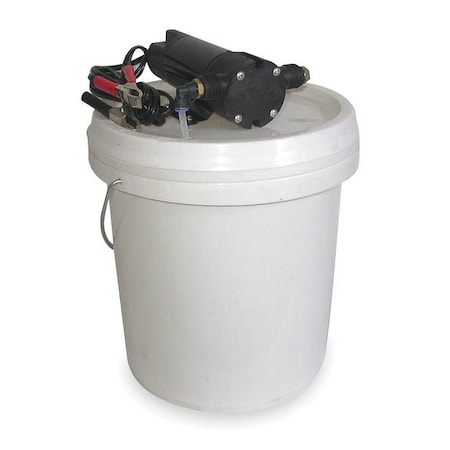 DAYTON 3ACA7 Oil Change System, 12V DC, 4 gpm Max. Flow Rate, Polypropylene
