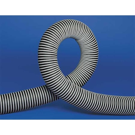 HI-Tech Duravent 2101-0400-1525 Ducting Hose, 4 In. ID, 25 ft. L, Rubber