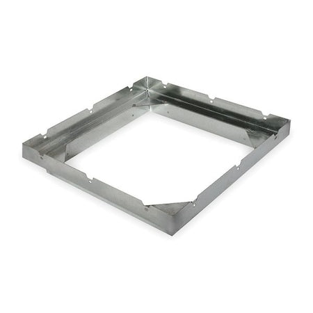 DAYTON 3AZK3 Roof Curb Adapter, Curb Side Sq O D 20 In