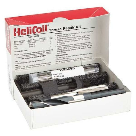 Stanley Engineered Fastening 5402-12 Free-Running Helical Insert Repair Kit, Helical Inserts, 3/4