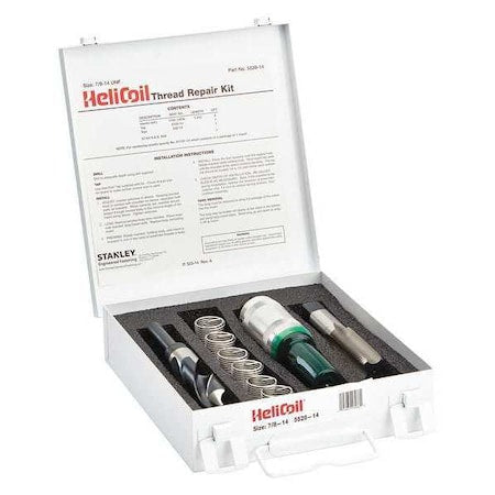 Stanley Engineered Fastening 5528-14 Free-Running Helical Insert Repair Kit, Helical Inserts, 7/8