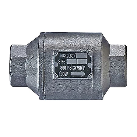 Nicholson TA500-T4D92A0 Steam Trap, 750F, 316L Stainless Steel
