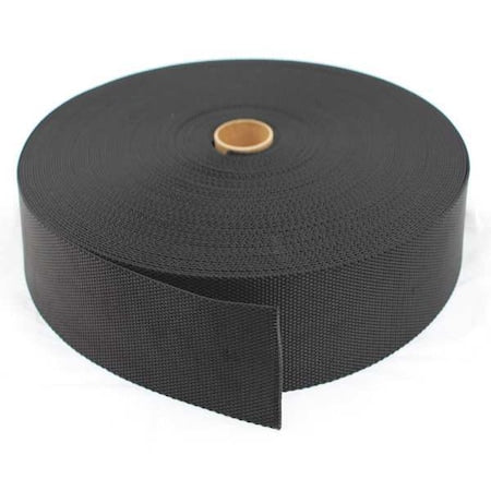 Bulk-Strap N02150BK Bulk Webbing, 150 ft. x 2 In., 7000 lb., Color: Black