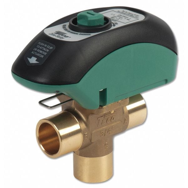 Z100C3-2 Taco 3-Way Motorized Zone Valve with 1 in Sweat Connection