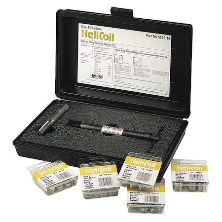 Stanley Engineered Fastening 5523-14 Free-Running Helical Insert Repair Kit, Helical Inserts, M14-1.25, Plain 18-8 Stainless
