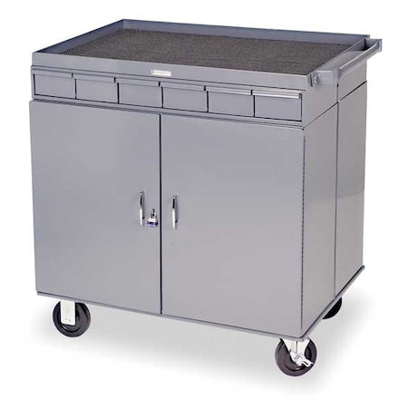 Durham MFG 662-95 Mobile Workstation, 1200 lb, 34 inL, 24 inW