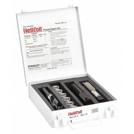Stanley Engineered Fastening 5521-14 Free-Running Helical Insert Repair Kit, Helical Inserts, 7/8