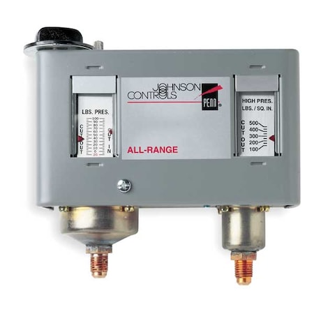 Johnson Controls P170SA-1C Dual Pressure Control, Differential, SPDT
