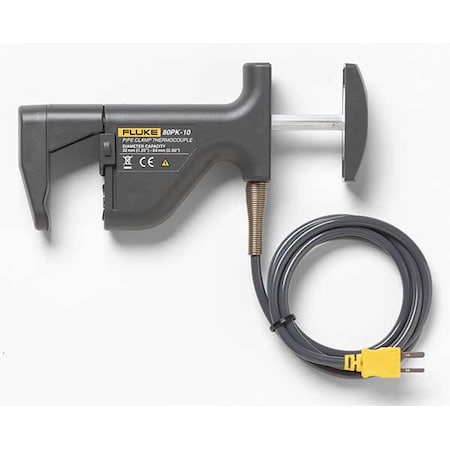 Fluke 80PK-10 Temperature Probe, Mini Plug, Type K