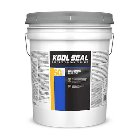 Kool Seal KS0034600-20 Roof Primer, 4.75 gal, Pail, Gray