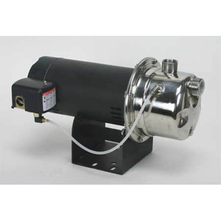 DAYTON 4HEZ1 Shallow Well Jet Pump, SS, 3/4 HP
