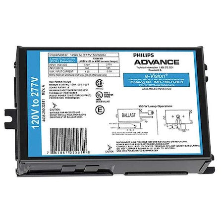 Advance IMH-150-H-BLS PHILIPS ADVANCE 150 W, 1 Lamp HID Ballast