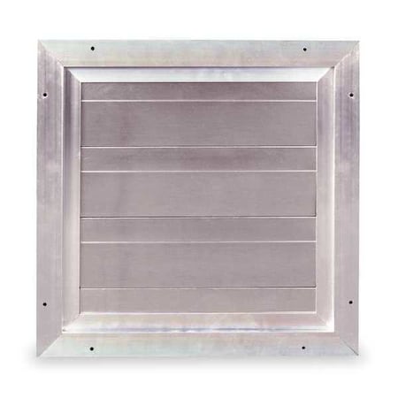 DAYTON 5NKN6 Damper, Backdraft, Wall Mount, 27-3/4 In Sq