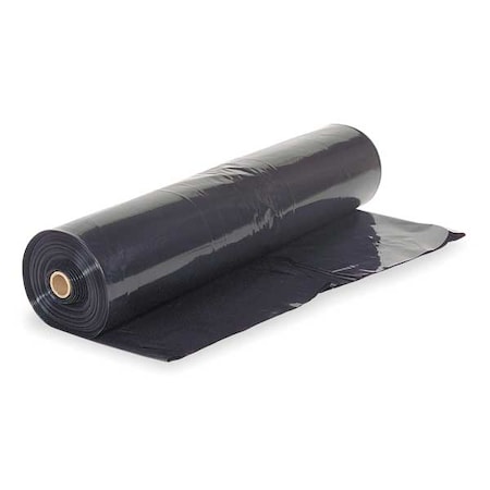 Polar Plastics B206 Construction Film, Roll, 6 Mil, Black