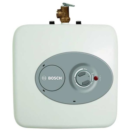 Bosch ES2.5 Wall Mount Point-of-Use Water Heater, 120V AC, 2.7 gal, 1440 W, Single Phase, 10.25 in H