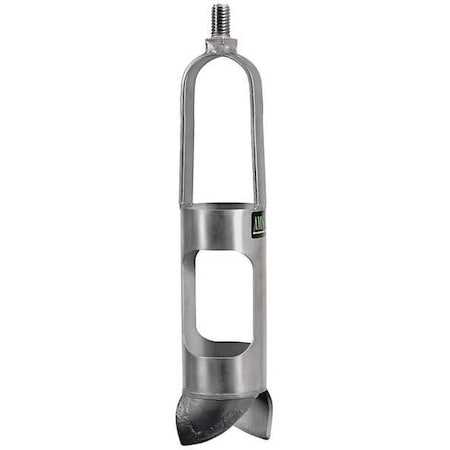 AMS 400.17 Auger, Mud, Dia 4 In, 5/8 In Thread