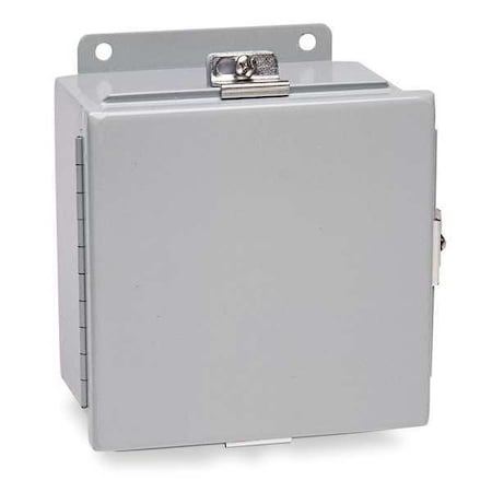 Wiegmann BN4100806CH Screws and Clamps Electrical Enclosures, 10 in H, 6 in D, 8 in W, 12, 13, 4, Steel