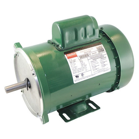 DAYTON 4K997 Auger Drive Motor, Capacitor-Start, 1 HP, 115/230V AC, 1,725 Nameplate RPM, 56Y Frame