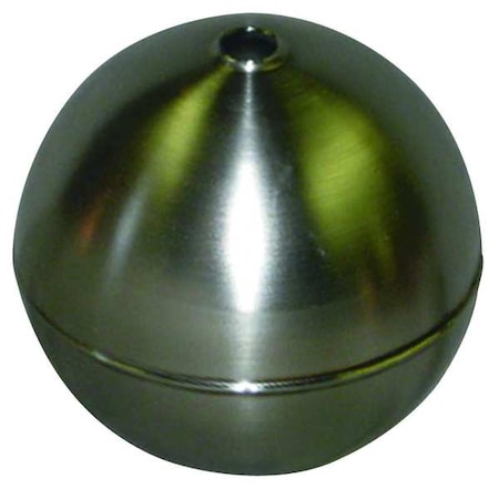 Naugatuck GRT60S418C Float Ball, Round, SS, 6 In