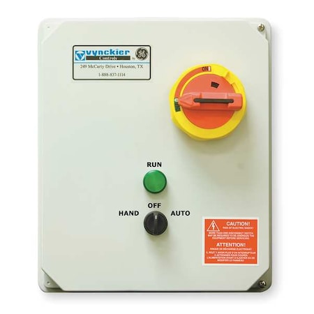 Hoffman VS-CE0204SSPT IECCombStarter, Thermal, 120V AC, PushButton