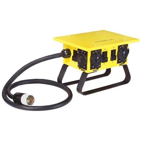 Southwire 6508TLSX Power Distribution Box, 50 AC, (4) L5-20R