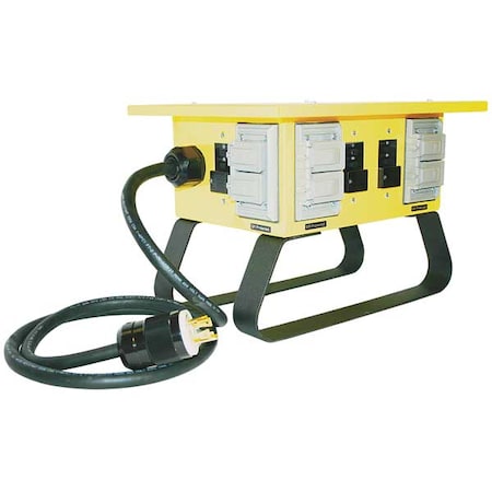 Southwire 6534UGSX Power Distribution Box, 30 AC, (4) 5-20R