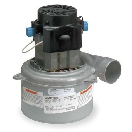 Ametek 116765-00 Vacuum Motor/Blower, Tangential, 3 Stage, 1 Speed, Acustek