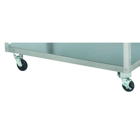 Vollrath 38099 Caster Set, 4 In, 2 With Brakes