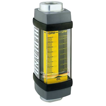 Hedland H801A-100 Flowmeter, GPM/LPM 10 - 100 / 50-380