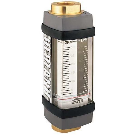 Hedland H605B-010 Flowmeter, GPM/LPM 1.0 - 10 / 5-38
