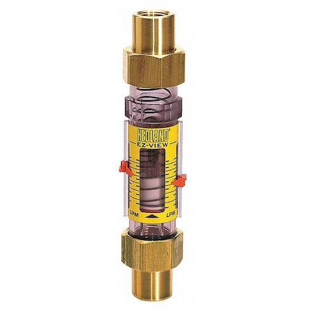 Hedland H624-604-R Flowmeter, 1/2 FNPT, 0.5-4 GPM