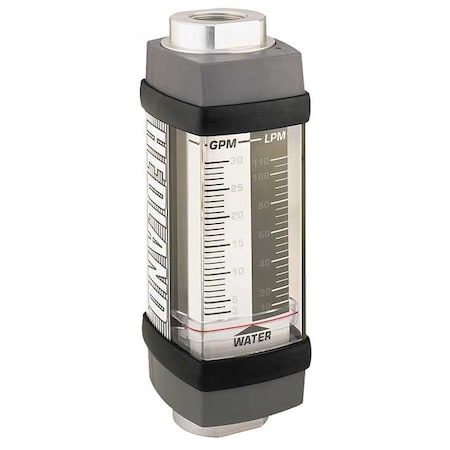 Hedland H755S-020 Flowmeter, GPM/LPM 2.0 - 20 / 10-76