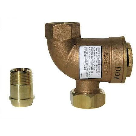 Bell & Gossett 8C-S-3-125 Steam Trap, 125 psi, Brass, 3/4 in, 2 Ports