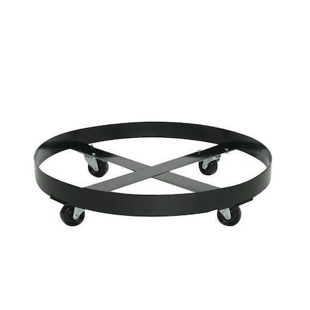 Eagle MFG 1618 DrumDolly, 5galto55 gal, 31 in L, Black